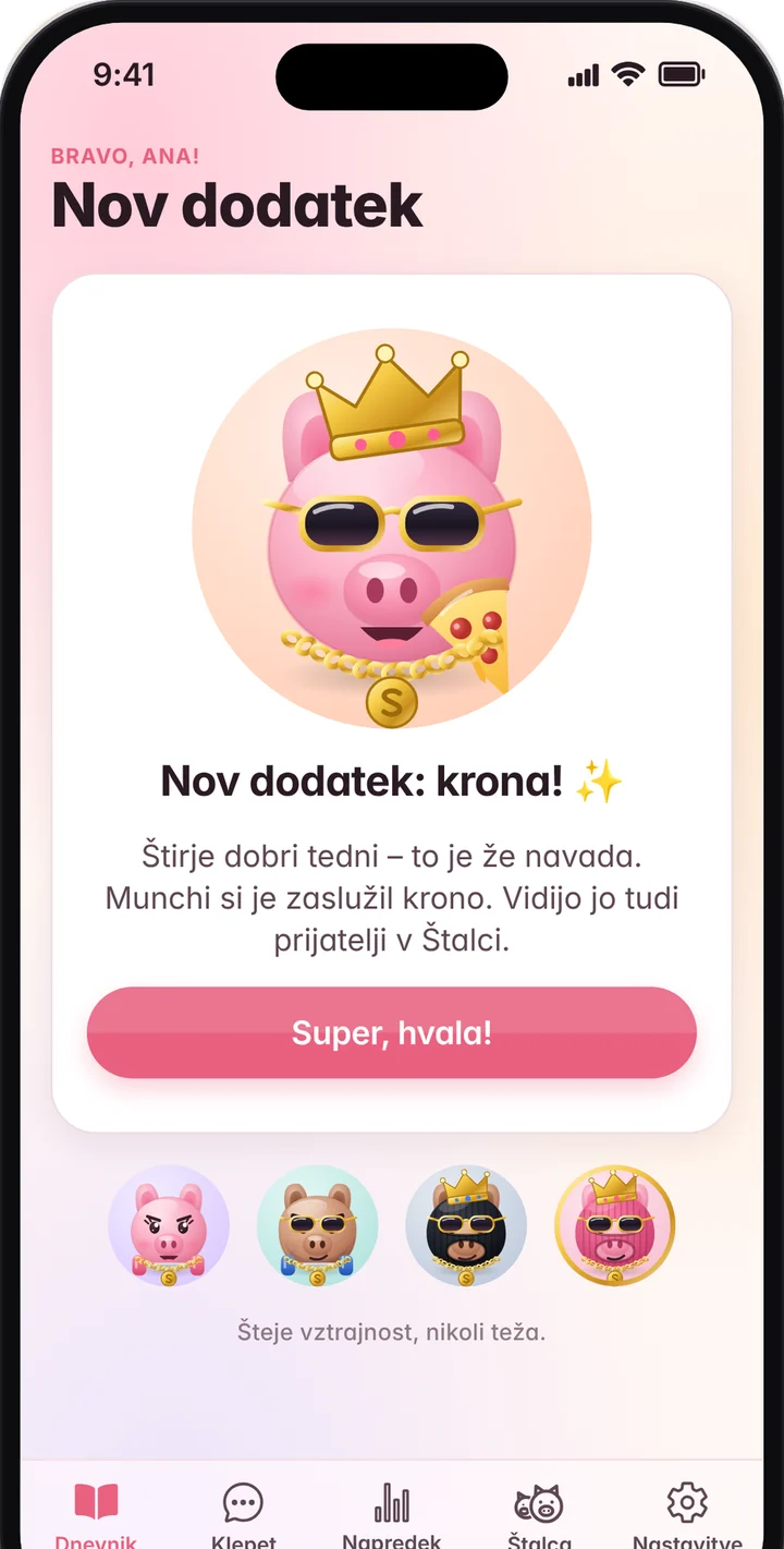 Munchi dobi nov dodatek: krono